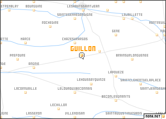 map of Guillon
