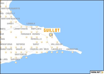 map of Guillot