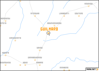 map of Guilmaro