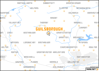 map of Guilsborough