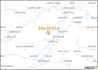 map of Guilsfield