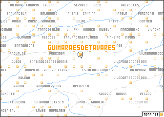 map of Guimarães de Tavares