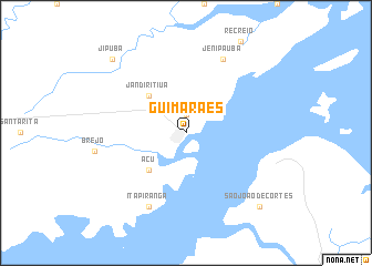 map of Guimarães