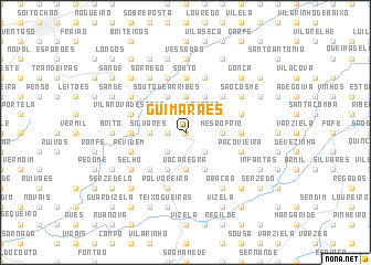 map of Guimarães