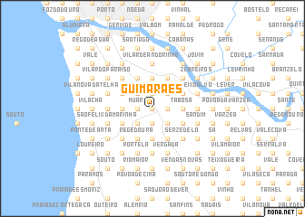 map of Guimarães