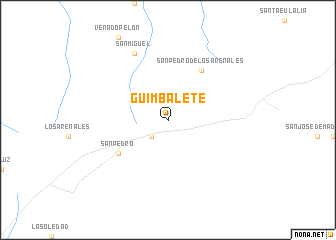 map of Guimbalete