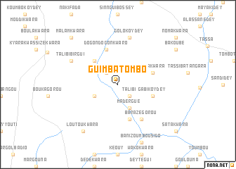 map of Guimba Tombo