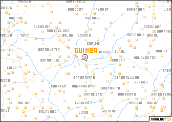 map of Guimba