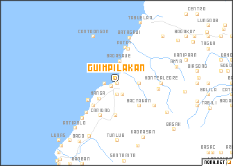 map of Guimpilakan