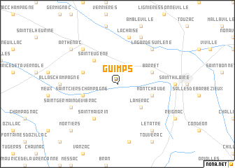 map of Guimps