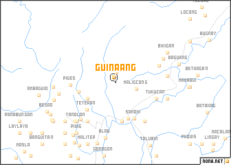 map of Guinaang