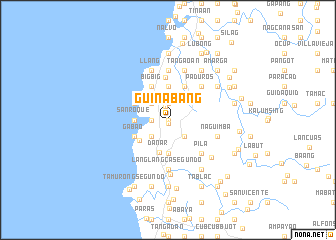 map of Guinabang