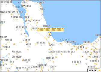 map of Guinadiongan