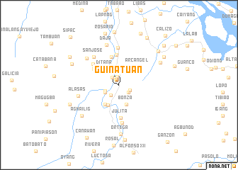 map of Guinatu-an