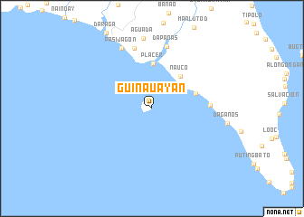 map of Guinauayan