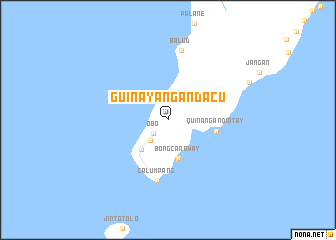 map of Guinayangan Dacu