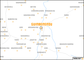map of Guinbérérou