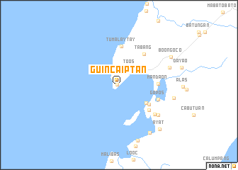 map of Guincaiptan