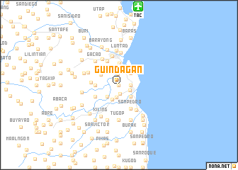 map of Guindagan