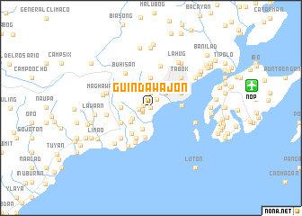 map of Guindawajon