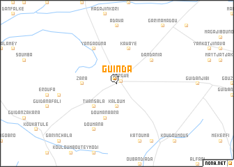 map of Guinda