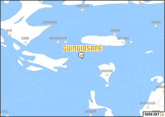 map of Guindio Saré