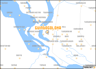 map of Guindogoloma