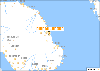 map of Guindulangan