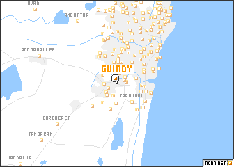 map of Guindy