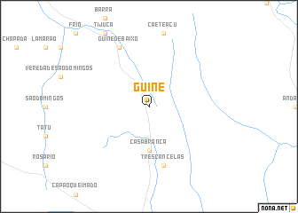 map of Guiné