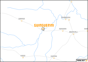 map of Guinguerini