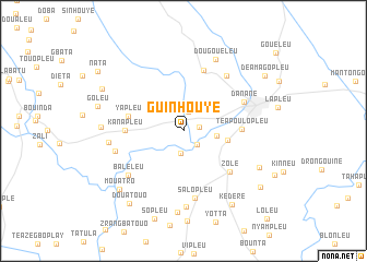 map of Guinhouyé