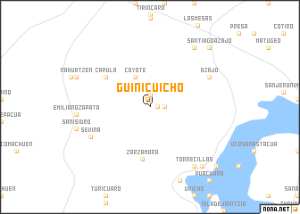 map of Guinicuicho