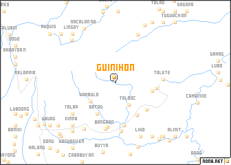 map of Guinihon