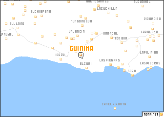 map of Guinima