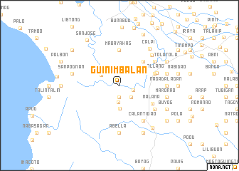 map of Guinimbalan