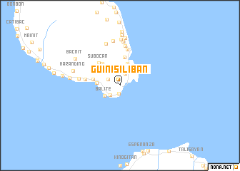 map of Guinisiliban