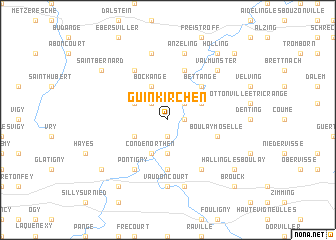 map of Guinkirchen