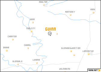 map of Guinn