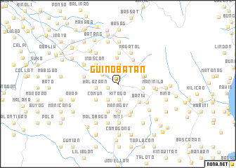 map of Guinobatan