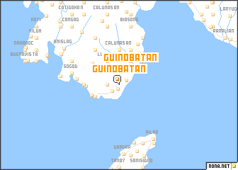 map of Guinobatan