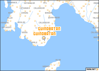 map of Guinobatan