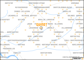 map of Guinot