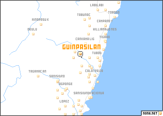 map of Guinpasilan