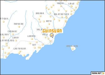 map of Guinsuan