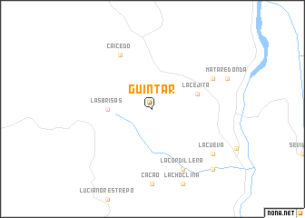 map of Güintar