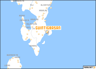 map of Guintigbasan