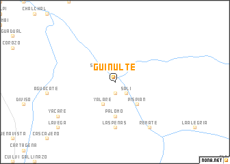 map of Guinulte