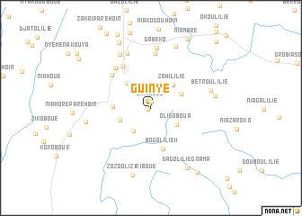 map of Guinyé