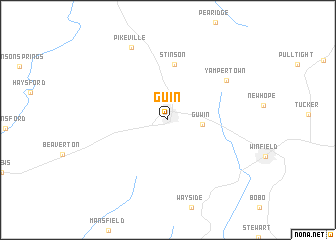 map of Guin